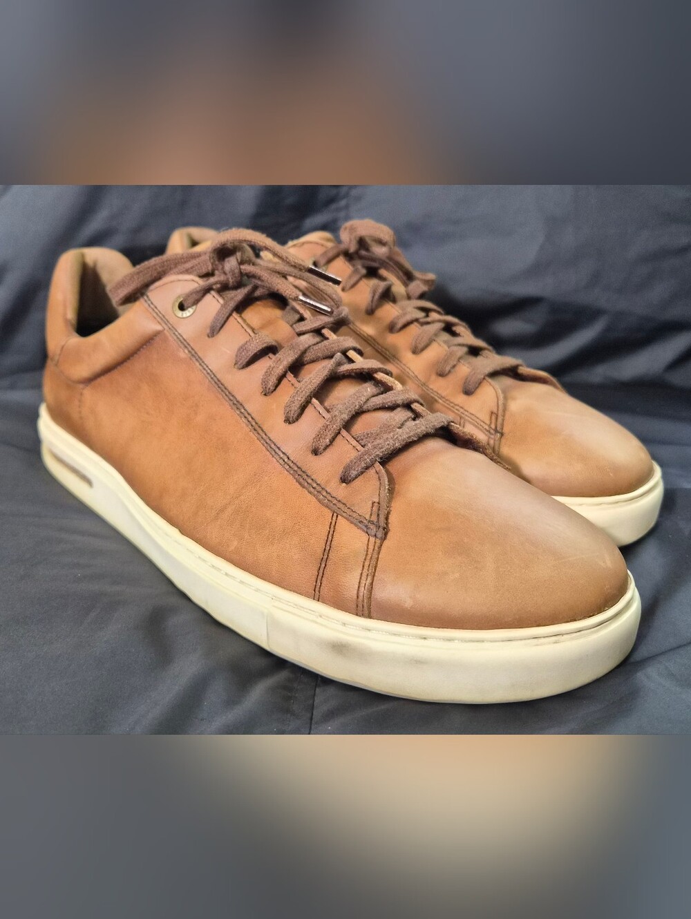 Men's Birkenstock Bend Low "Cognac Brown" Leather Shoes Sz. 44/11-11.5